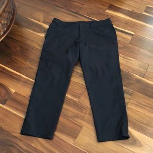 LULULEMON MENS BLACK PANTS SIZE 36W 28 1/2” L